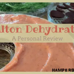 My personal review of the Salton DH1454 Collapsible Dehydrator. #dehydrate your garden produce + other goods. Create yummy #healthy #snacks. #Preserve #herbs #vegetables #fruit #meat. #inexpensive way to start your dehydrating journey. Learn what I #love and what I don’t. Plus some tips for any #dehydrator, as well as a #free #mealplan. #hampersandhiccups #food #family