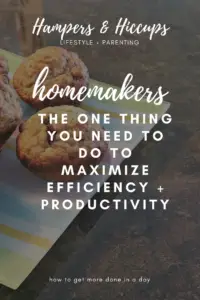 Are you new to homemaking? Are you a new housewife? Are you overwhelmed with the to-do list every day? You need to focus on this one little habit to increase productivity as a homemaker. Keep up with this one room and you'll be a better homemaker. Have a better quality of life. Happier family. Maximize efficiency. Boost productivity. Get more done in a day. Do it all.