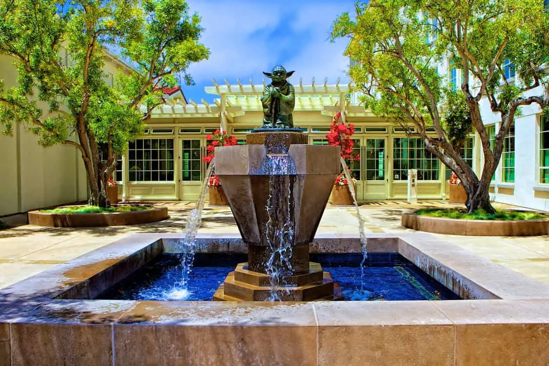 Backyard a wonderful paradise yoda statue fountain