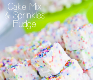Smash cake recipes cake mix and sprinkles white fudge