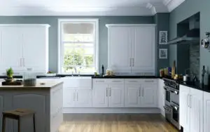 Home cleaning regime - clean kitchen floors counters walls 