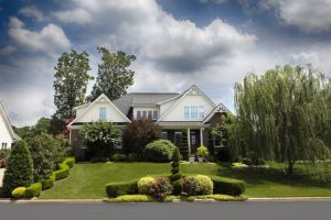 Home inspections home with well landscaped yard needs a home inspection