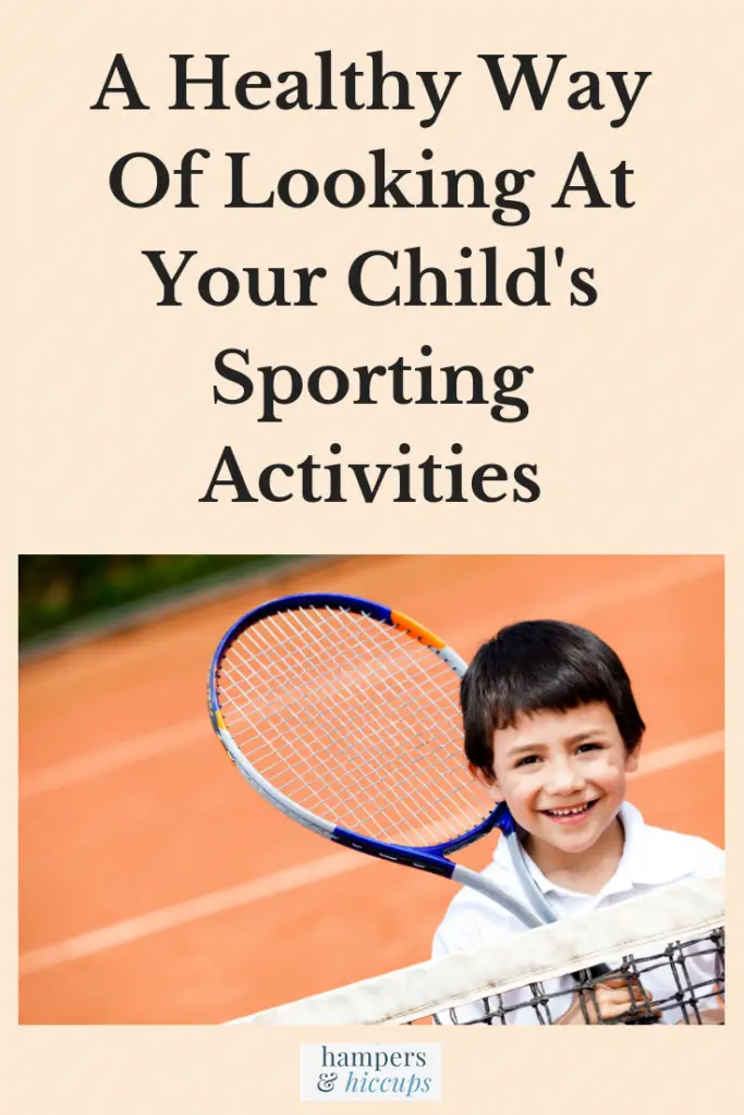 A Healthy Way Of Looking At Your Child's Sporting Activities