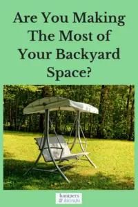 Are You Making The Most of Your Backyard Space? covered yard bench swing hampersandhiccups