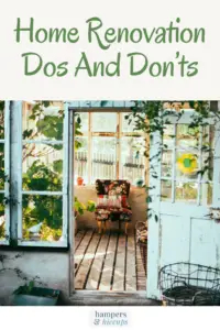 Home Renovation Dos And Don’ts door open to a sunroom porch three season room hamperandhiccups