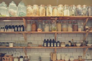 Declutter your home organize your shelves