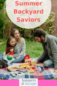 Summer Backyard Saviors family picnic yard hampersandhiccups