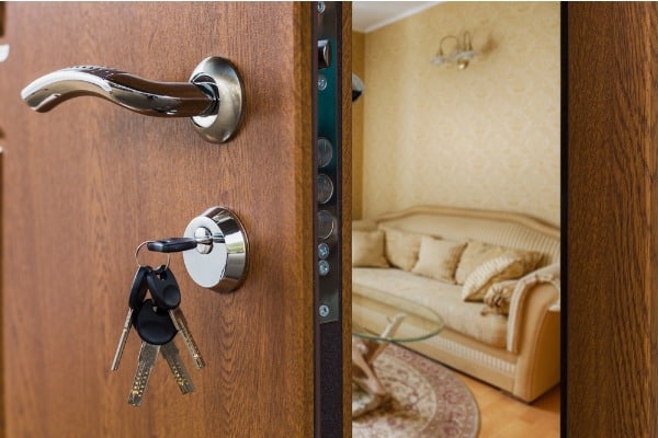 half-open-door-of-a-modern-living-room-closeup