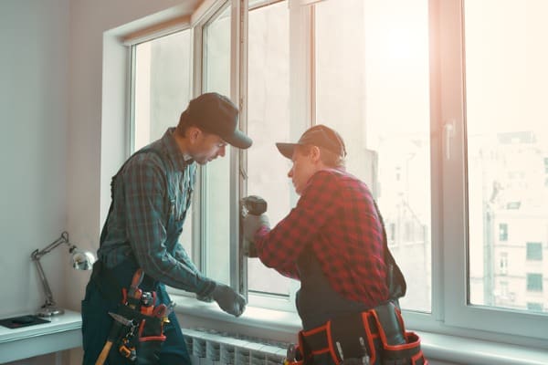 provading-best-service-men-are-installing-a-window
