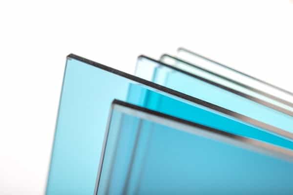 sheets of factory manufacturing tempered clear float glass panels cut