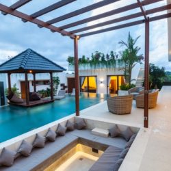 tropical modern villa exterior