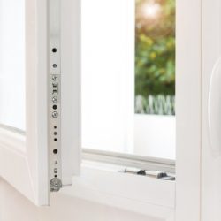 white strong modern window and balcony door home safety