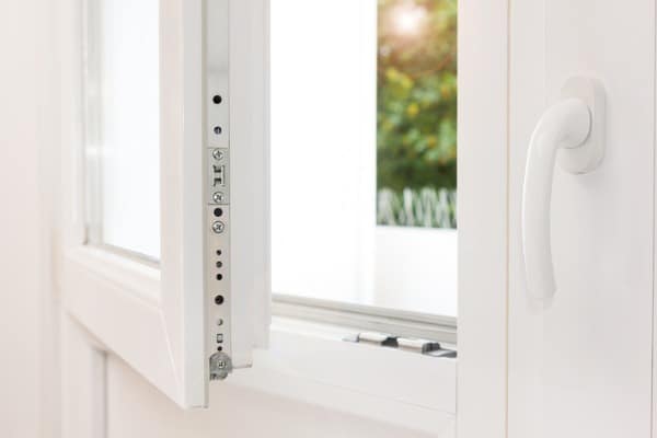 white strong modern window and balcony door home safety