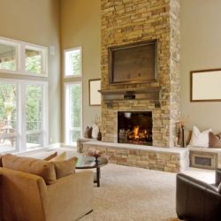 interior view of a cozy living room