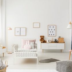 spacious childs bedroom interior