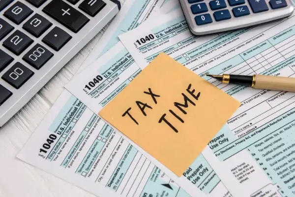 tax time memo on 1040 individual tax