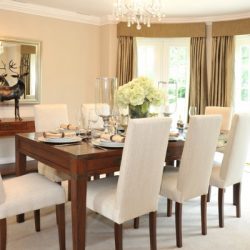 luxurious dining room