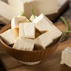 organic raw soy tofu