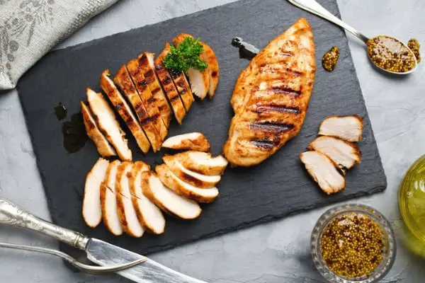 grilled chicken fillets in a spicy marinade picture