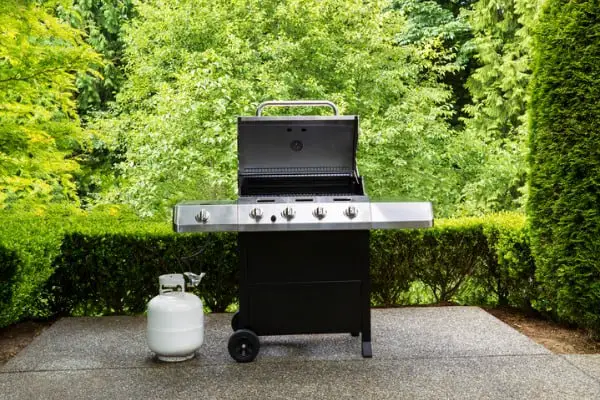 using propane gas