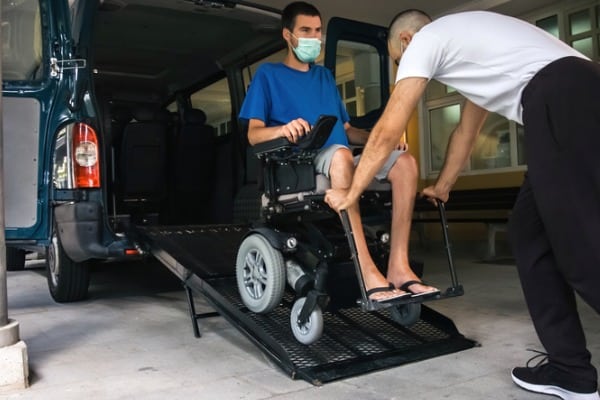 man on wheelchair