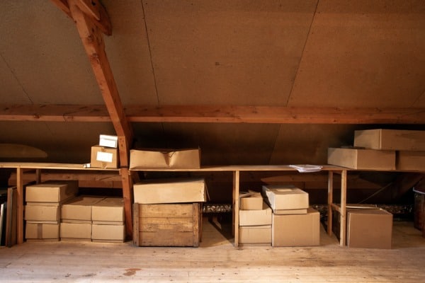 how to store old house items