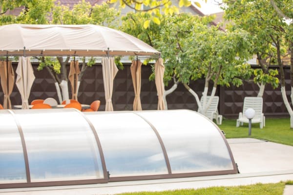 pool cover in winter