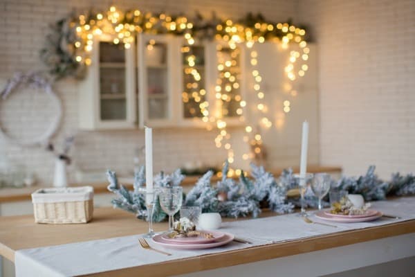 festive decor kitchen