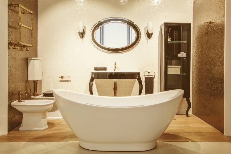 Benefits of wood floor in bathroom