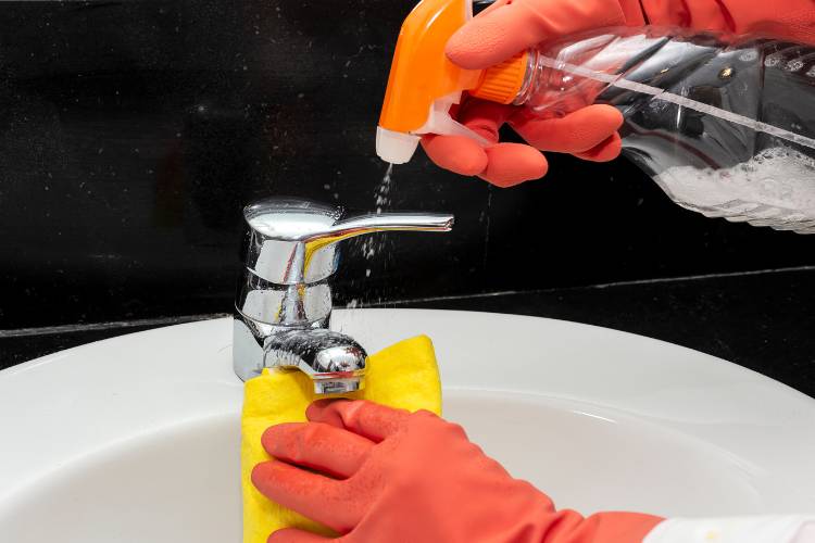 faucet cleaning